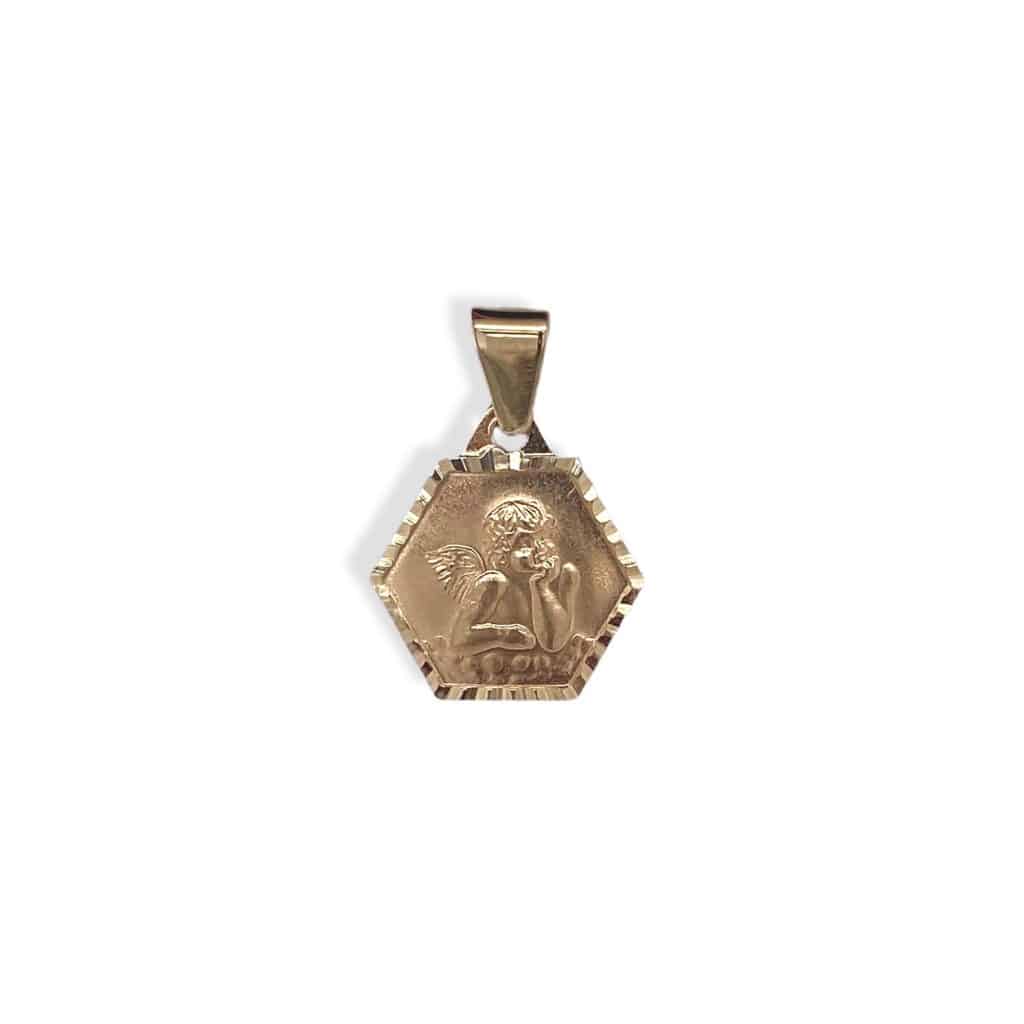 Schutzengel Anhänger Schmuckgeschenk zur Taufe, Erstkommunion oder Firmung Artikelnummer 15586.