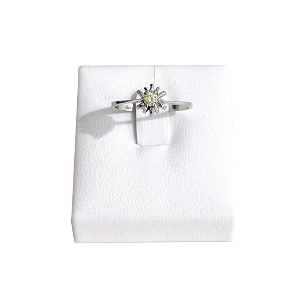 Weißgold Solitaire Ring Verlobungsring Diamantring Juwelier Brandstetter Wien