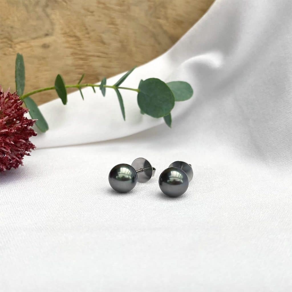 Perlenohrringe Perlenohrstecker Perlenohrschmuck