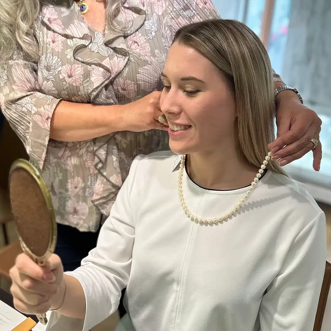 Perlenketten verlängern oder kürzen Juwelier Brandstetter Wien