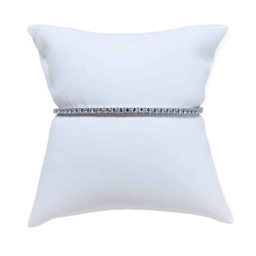 1,5ct. Brillantarmband 750 Weißgold, Produktbild. Tennisarmband Weißgold, Armschmuck mit Diamanten von Juwelier Brandstetter Wien