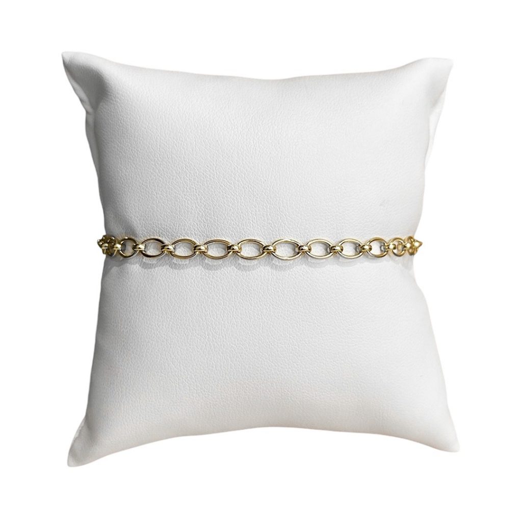 Bettelarmband Gold Bettelarmband klassisch mit ovalen Gliedern Bettelarmband für Damen Armschmuck Goldarmbänder Bettelarmband für Kinder Kinderarmbänder Produktfoto 16236