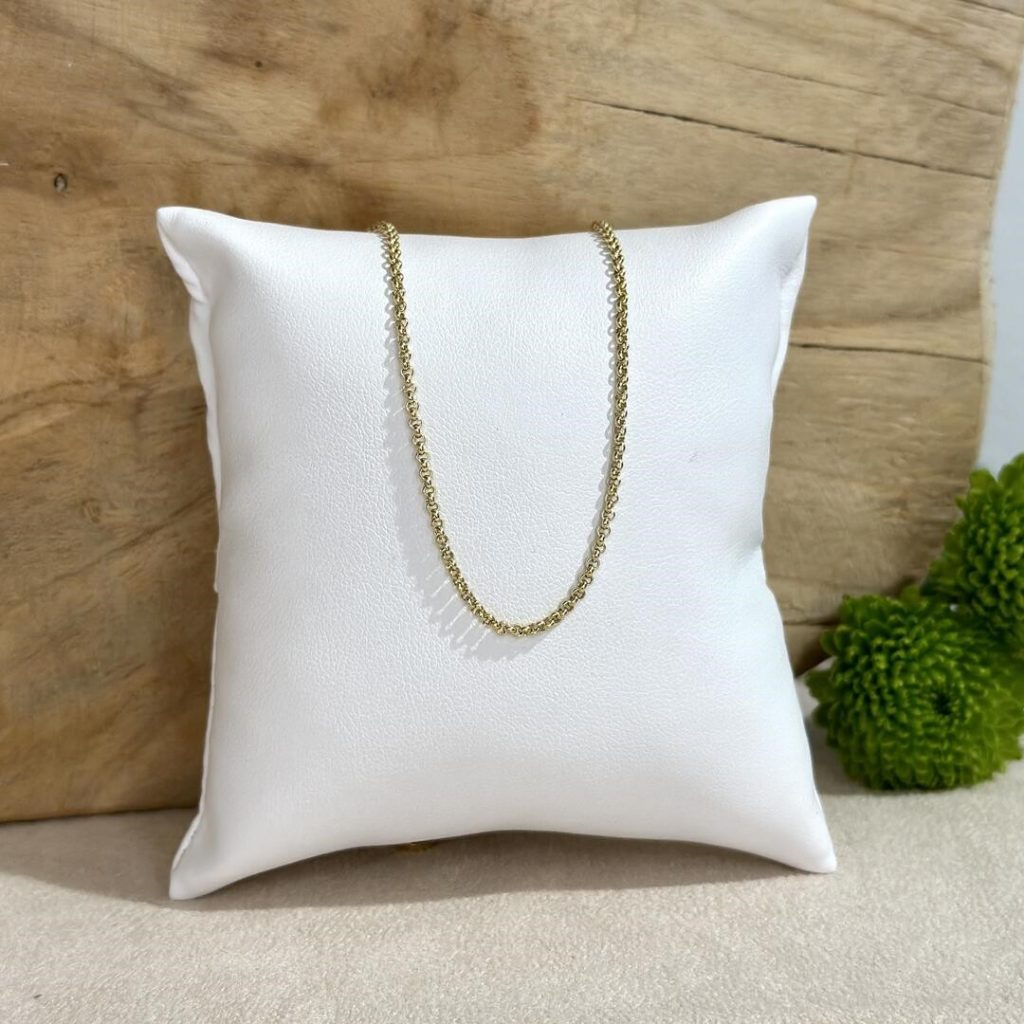 Goldkette für Anhänger Gelbgold Erbskette Halskette aus Gold für Anhänger 16252