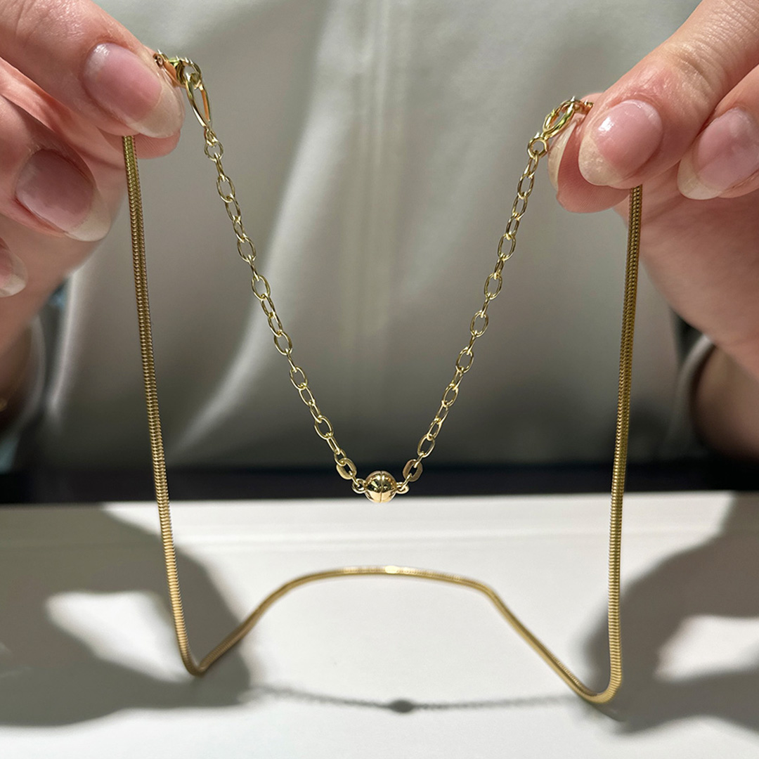 Halsschmuck Verschluss erneuern Magnetschließe